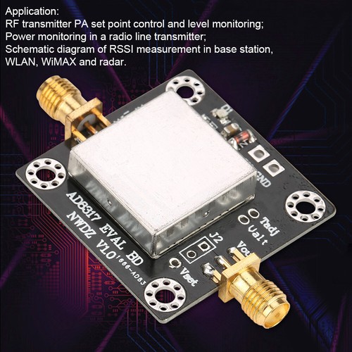 AD8317 RF Leistungsmesser 1M-10GHz 60dB Controller Modul Power Meter Neu■ - Bild 4 von 8