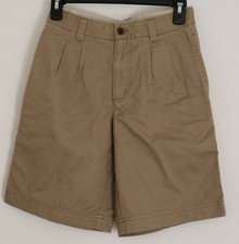 GAP Kids Boys Khaki 100 Cotton Shorts Pleated Size: Boys 12 NEW   81510