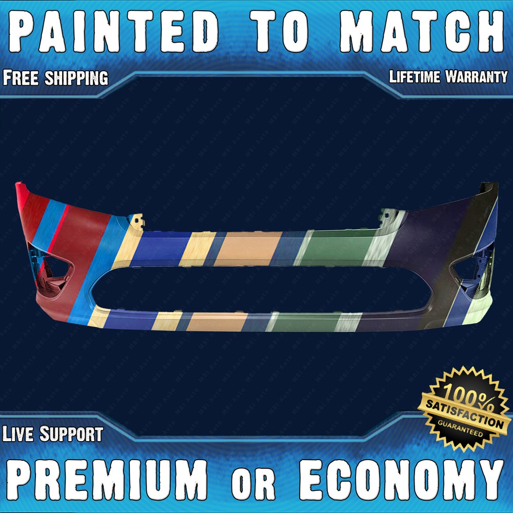 2010-2012 Ford Fusion S SE SEL Painted Front Bumper Replacement