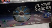 Vintage Toy Flying Saucer With Spacey Lights - Original Box Paperwork