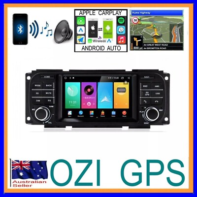 JEEP CHEROKEE KJ 2001-2007  GPS CARPLAY ANDROID AUTO CAM ODB DAB+ TPMS DVR