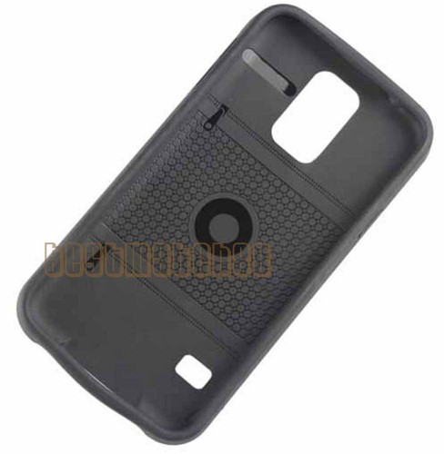 for Samsung galaxy i9600 S5 SV flexible hard case ruged brown black - Picture 2 of 3