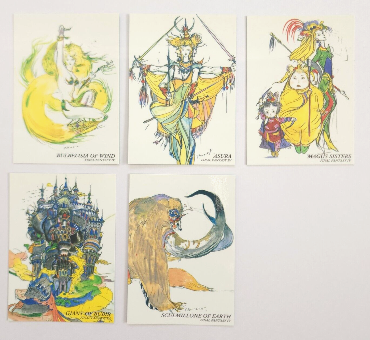 Yoshitaka Amano Final Fantasy Art Museum Limited Cards Very