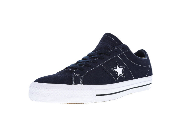 靴 converse cons onestar navy Converse CONS One Star Pro Ox Vintage Suede Midnight