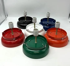 GAS PUMP GLOBE LAMP BASE - 6" BASE W MATCHING COLOR HOLDER - FREE SHIPPING!