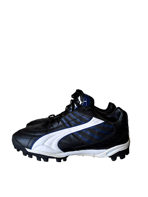 Puma Cell Grass Cat Cleats Mens Size 14 Black Blue Soccer Sneakers Low Top  | eBay