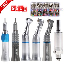 NSK Style Dental Slow Low Speed Handpiece Straight Contra Angle Air Motor 2/4H