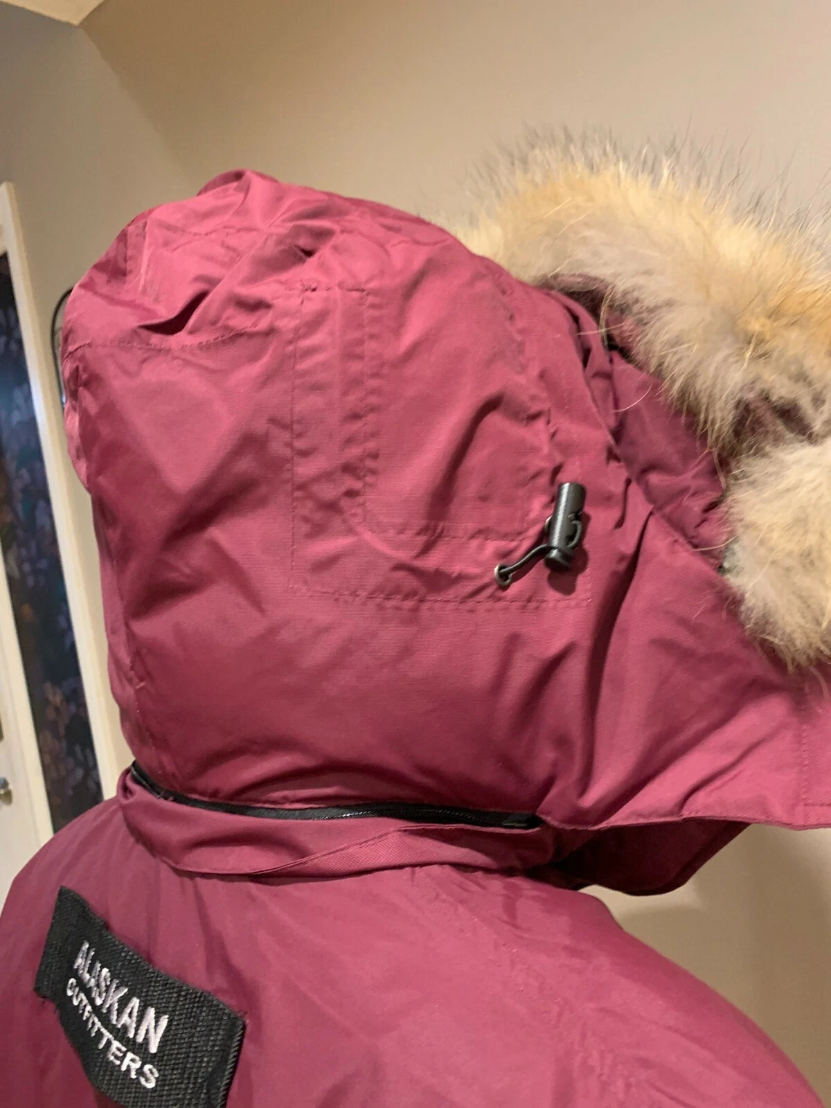 CANADA GOOSE Alaskan Outfitters 40F Canada Procione piumino d'oca parka donna bordeaux M Medium