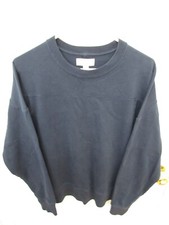 Wallace  Barnes Crewneck Sweatshirt Men's Medium Navy Pullover Cotton J Crew