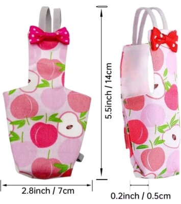 Washable Reusable Parrot Parakeet Budgie Diapers with Waterproof