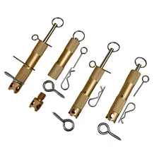4 pack Micro Perimeter Trip Wire Alarms - Brown