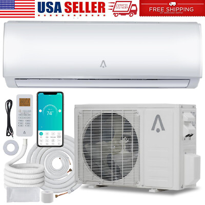 18000 BTU Ductless Air Conditioner, Mini Split Heat Pump ,230V 1.5 Ton w/Kit, AC