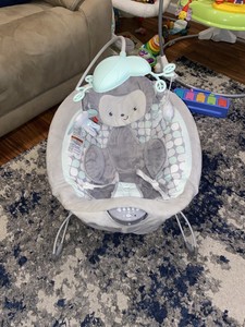 sweet surroundings monkey deluxe bouncer