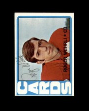 Roger Wehrli Hand Signed 1972 Topps St. Louis Cardinals Autograph