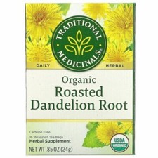 Traditional Medicinals, Herbal Teas, Organic Roasted Dandelion Root x16 Tea