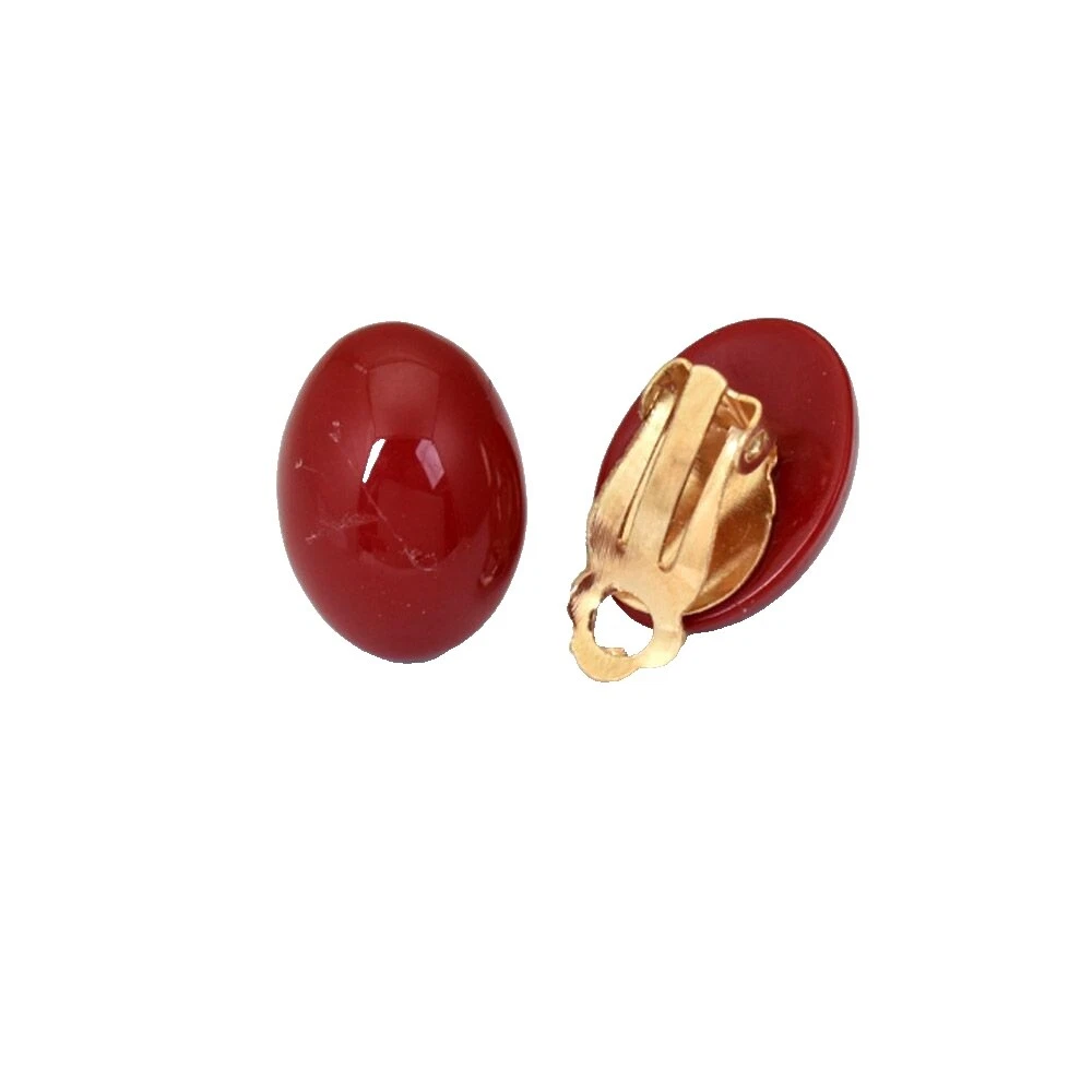 Resin Copper Stud Fashion Earrings