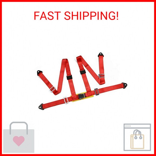 eat Belts Style Competition 4 Point Snap-In 2" Seat Belt Racing Harness safety b