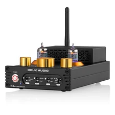 HiFi 5654 Vacuum Tube Amplifier Bluetooth 5.0 Stereo Amp Phono Amp for Turntable