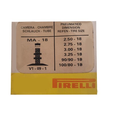 LUFTKAMMER 100/80/18 PIRELLI MA 18