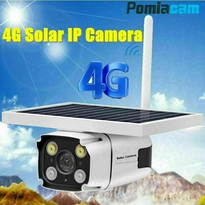 HD 1080P 4G SIM Card Solar Panel Powered IP Camera With Built-In Battery YN88
