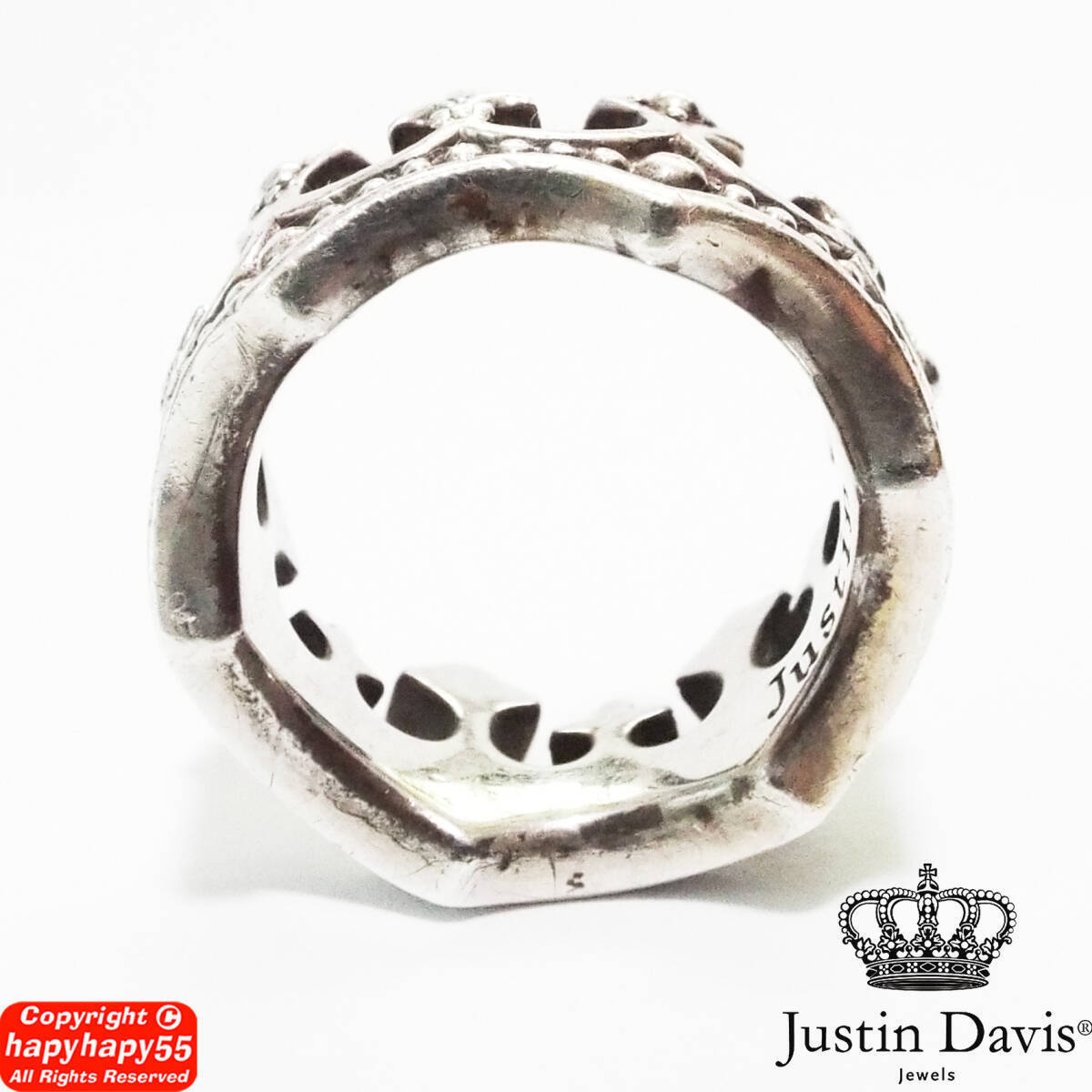 Justin Davis Palace Crown Ring No13 Silver 925 Vivienne Justin Davis Palace Crown Ring No13 Silver 925 Vivienne