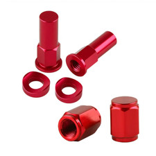 Rim Lock Nut Bolt Set Red for AJP PR5 250 PR7 650