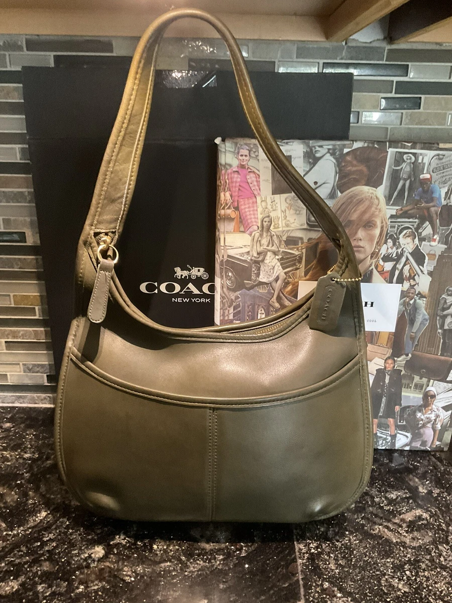 Rare Color Vintage Coach Ergo Leather Hobo Shoulder Handbag 9033