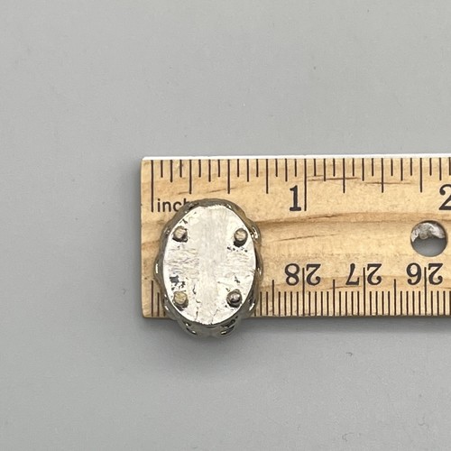 E KUPJACK Artisan STERLING SILVER Pierced Fruit Basket #357 MINIATURE DOLLHOUSE - Picture 15 of 16