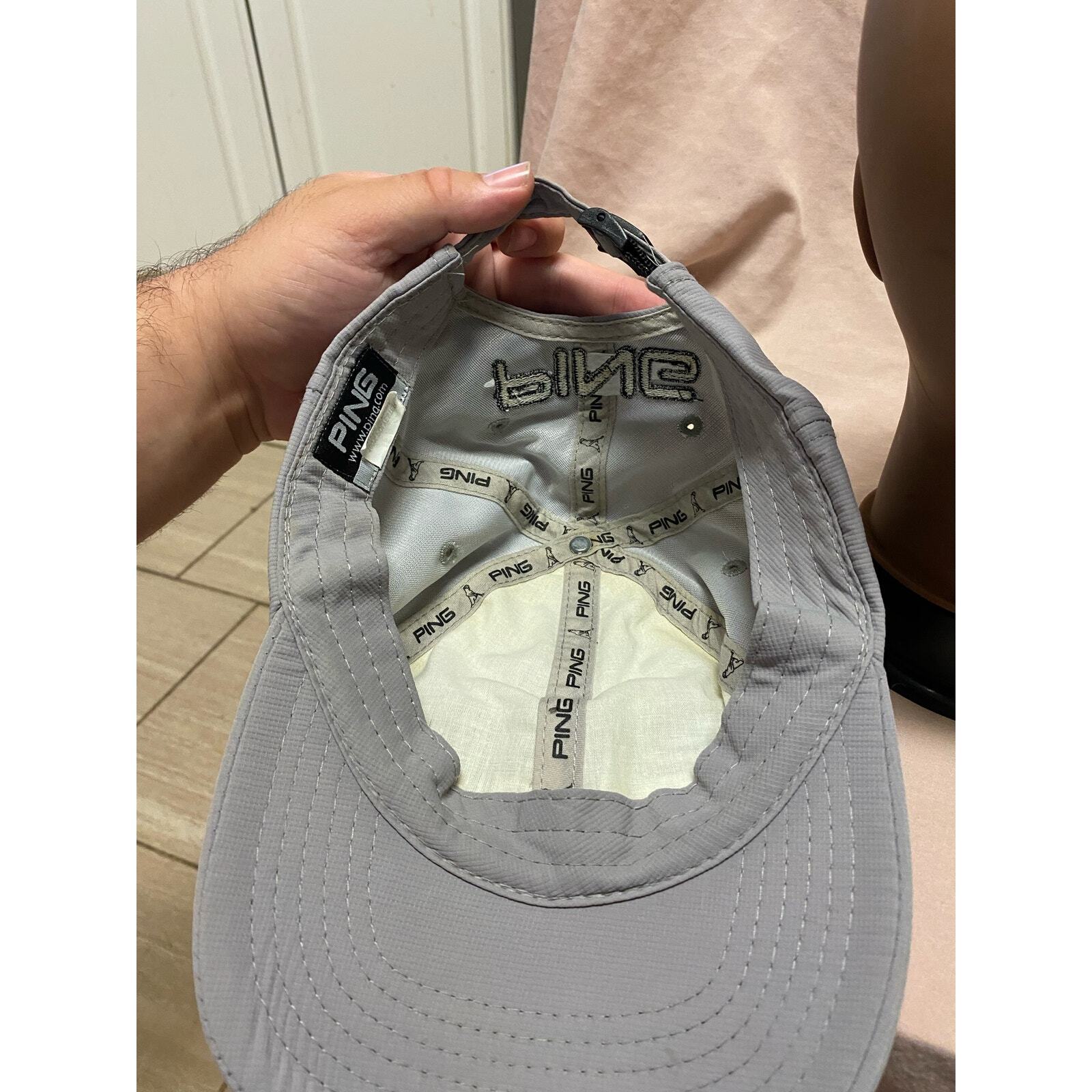 Gray Adjustable Ping Hat - image 3