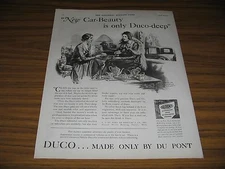 1930 Print Ad Du Pont Duco Car Refinishing General Motors Detroit,MI