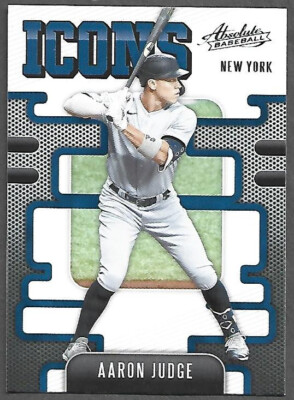 2021 PANINI ABSOLUTE AARON JUDGE ICONS, #I-9, YANKEES, LOOK!!!!!!! | eBay
