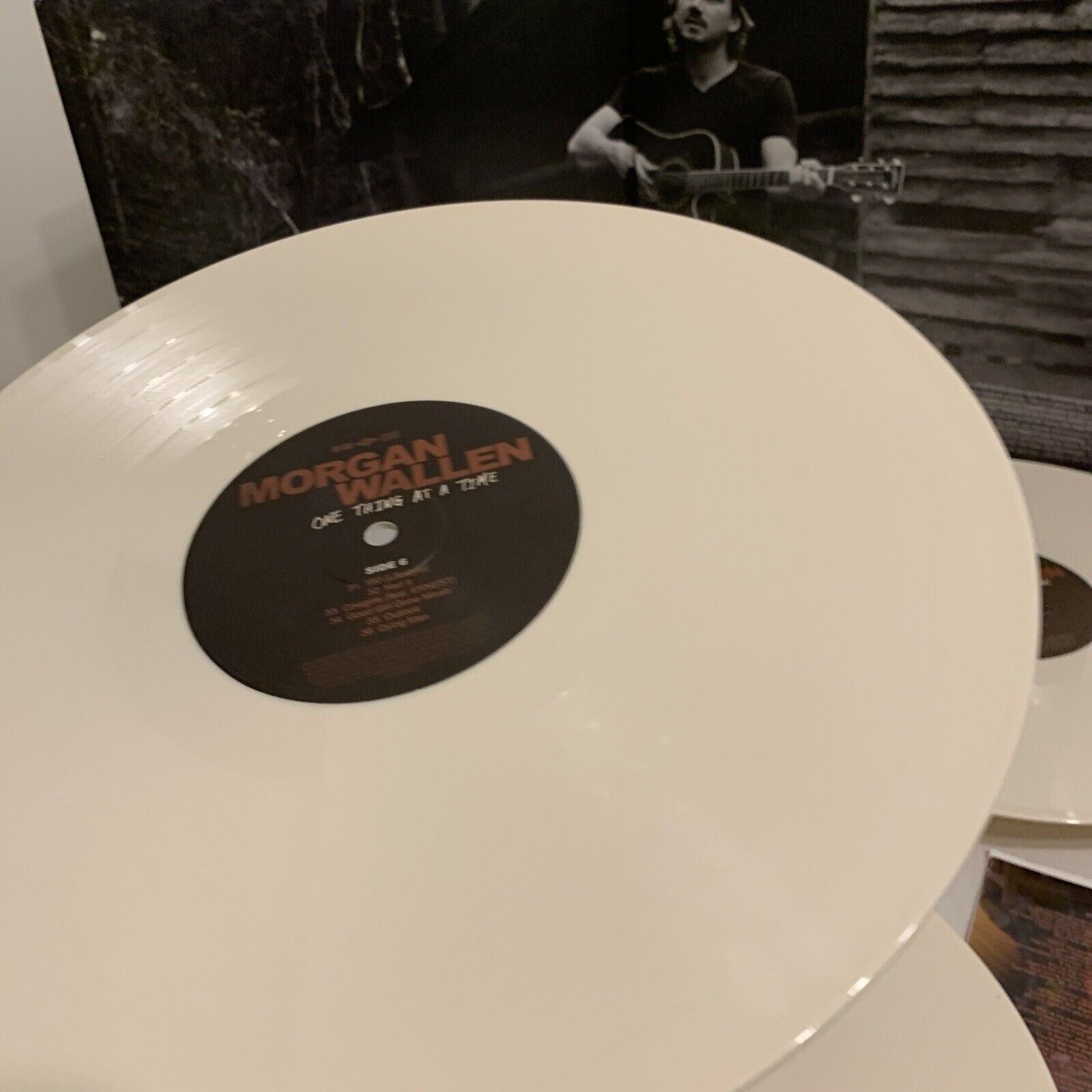 Morgan Wallen One Thing At A Time Record 2023 Triple White Vinyl Lp R11