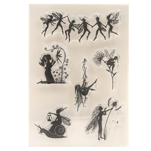 Fairy-maiden-Clear-Stamp-DIY-Scrapbook-Paper-Craft-photo-album-making-decoration