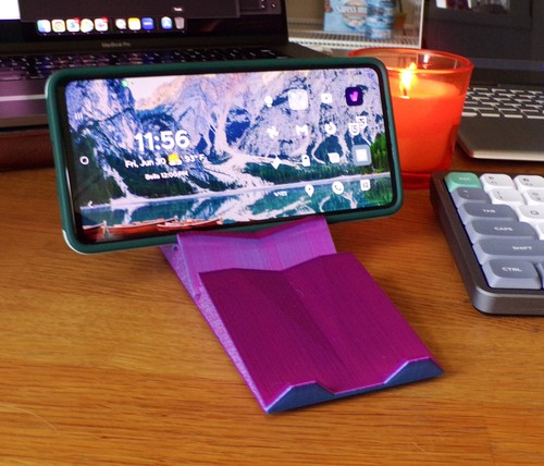 Phone Holder Stand 2 Pack 6 Position 3 Angles Non-Slip Feet Adjustable - Picture 2 of 10