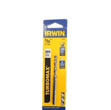 Irwin Turbomax  7/32 in. Dia. x 3-3/4  L High Speed Steel  Drill Bit 73314