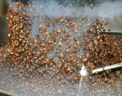 KENYA KARANI COFFEE BEANS PEABERRY DARK ROASTED 2 / 5 POUNDS 1 POUND BAGS