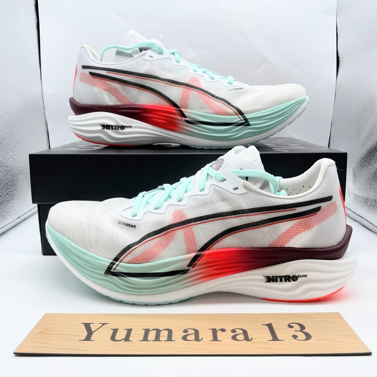Hyrox × Puma Deviate Nitro Elite 3 Glowing Red Puma White