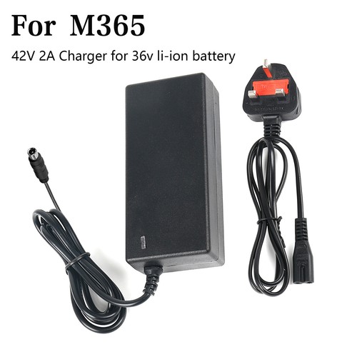 42V 2A Electric Scooter Battery Charger 1 Pin For Xiaomi M365/Pro 2 Aovo UK Plug - Picture 5 of 8