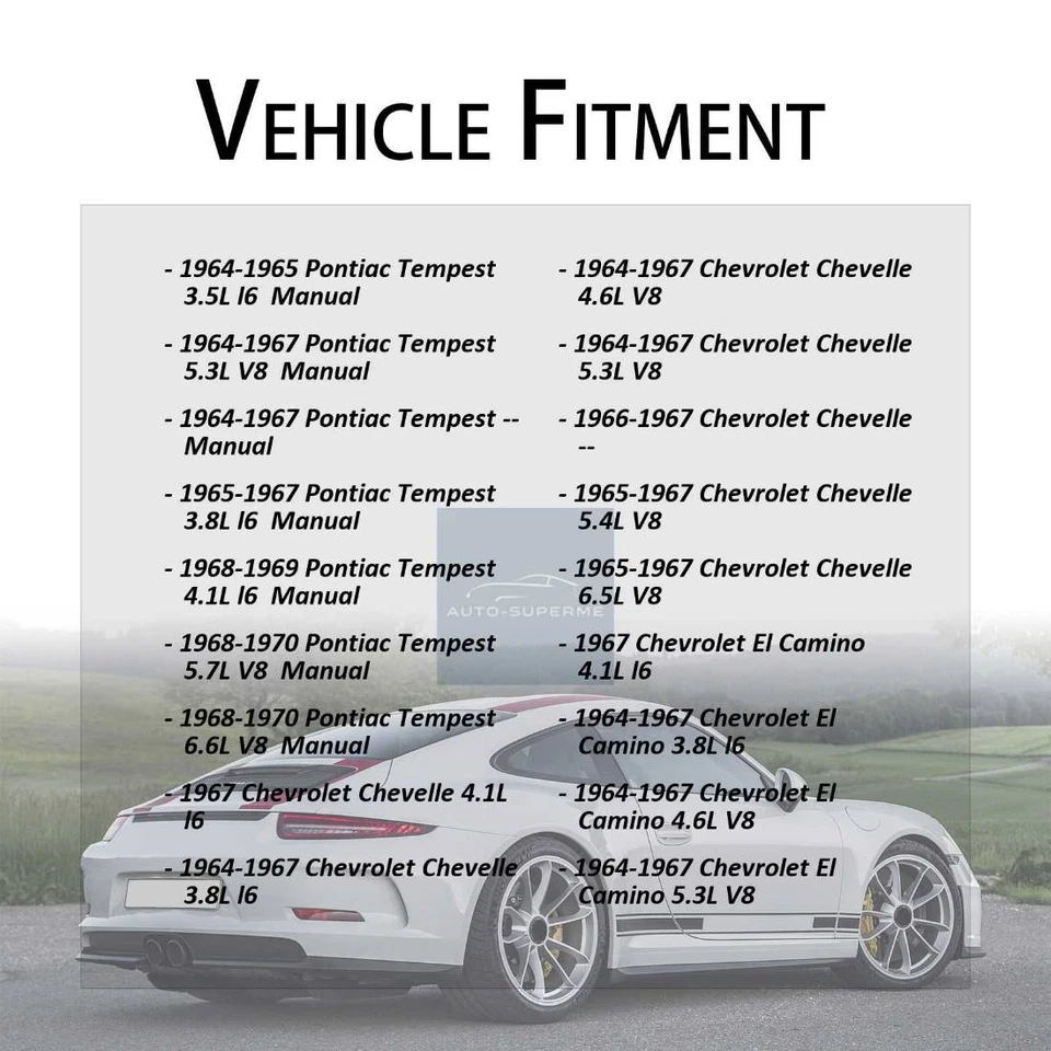 Kit traseiro dianteiro cabo de freio de estacionamento Dorman 3x para Oldsmobile F85 3.7L 1964-1965 - Imagem 2 de 4