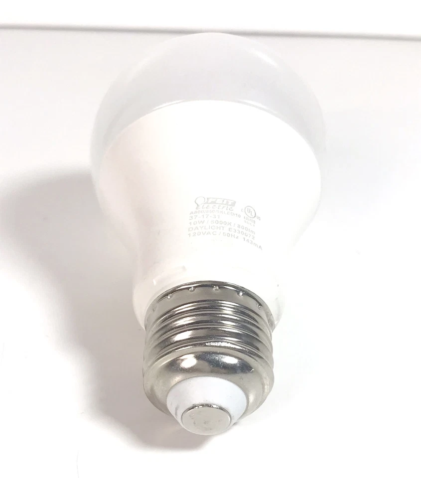 Feit Electric LED Light Bulb A800/850/5KLED/10 Daylight 5000K 800Lm 10W - Image 3 of 4
