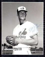 Rich Johnson  WPB EXPOS  SIGNED 7-5/8 x 9-5/8  AUTOGRAPH STAFF PHOTO AUTO COA #1
