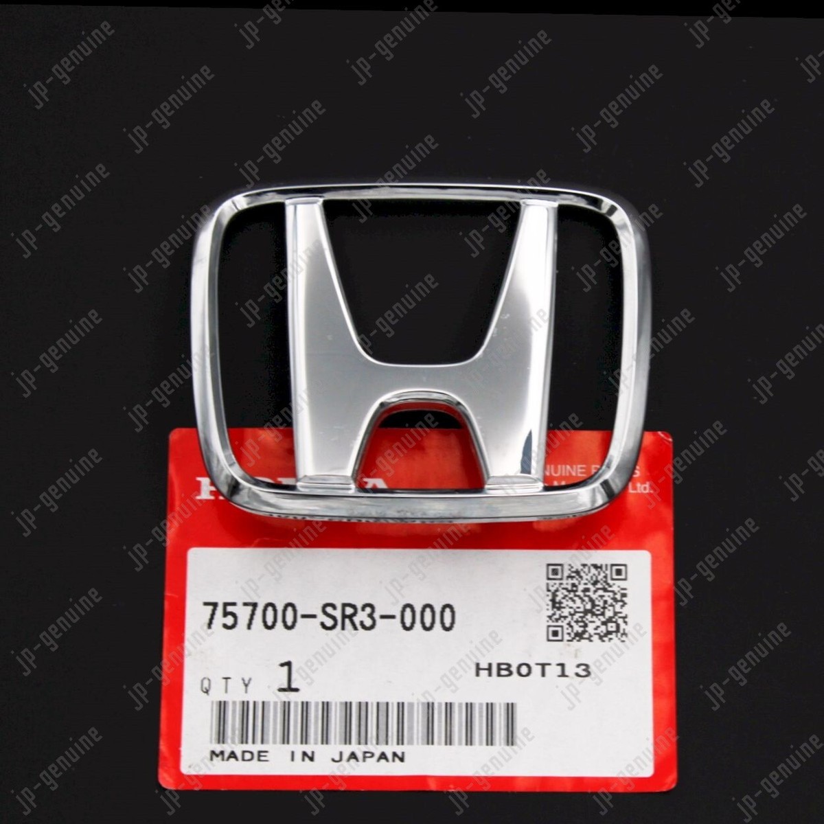 OEM Genuine HONDA Civic 1993-1998 Front Center Hood Chrome 