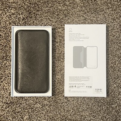 Genuine Original Apple Leather Folio iPhone XS Max Case Cover