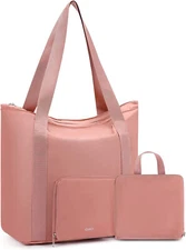 CLUCI Foldable Weekender Bag for Travel Overnight Bag Carry On Gym Duffle Bag