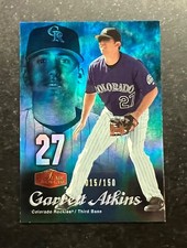 2006 Flair Showcase Legacy Blue Garrett Atkins #115 15/150
