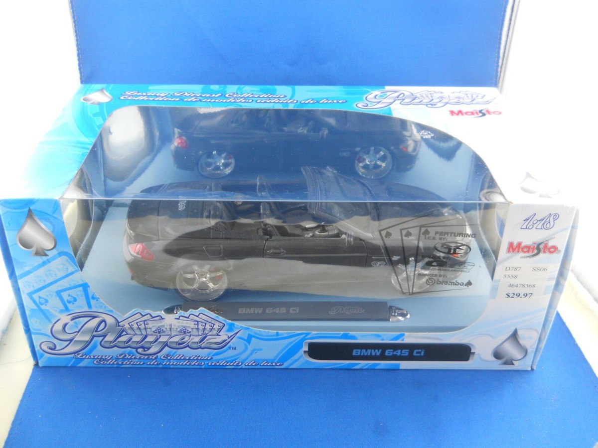 Maisto Players BMW 645 Ci 1:18 Diecast RARE | eBay