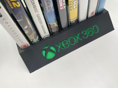 Xbox 360/Xbox 1 Game Case Holder - Display For Game Boxes. Game Mount ...