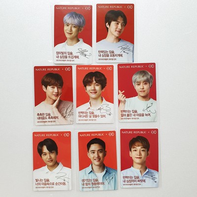 Nature Republic X Exo Water Gel Tint Official Promotional Photocard Full Set Ebay Nature Republic X Exo Water Gel Tint Official Promotional Photocard Full Set Ebay