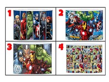 AVENGERS MARVEL SUPERHERO CEILING LIGHT SHADE OR TABLE LAMPSHADE-4 DESIGN-3 SIZE
