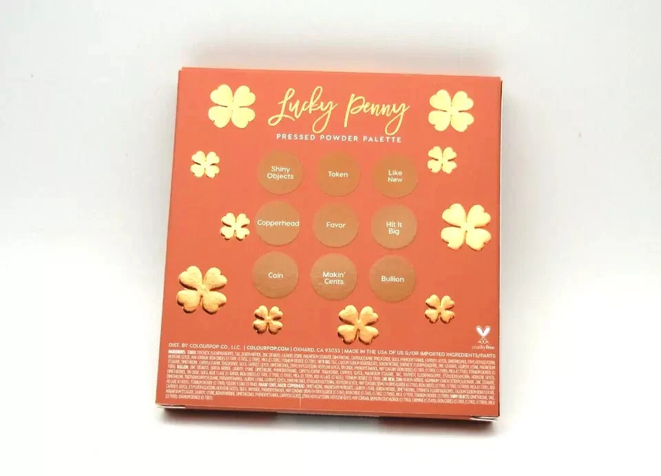 PALETA DE SOMBRAS DE OJOS EN POLVO PRENSADO COLORPOP LUCKY PENNY 9,00 G / 0,3 OZ TAMAÑO COMPLETO Foto 4 de 4
